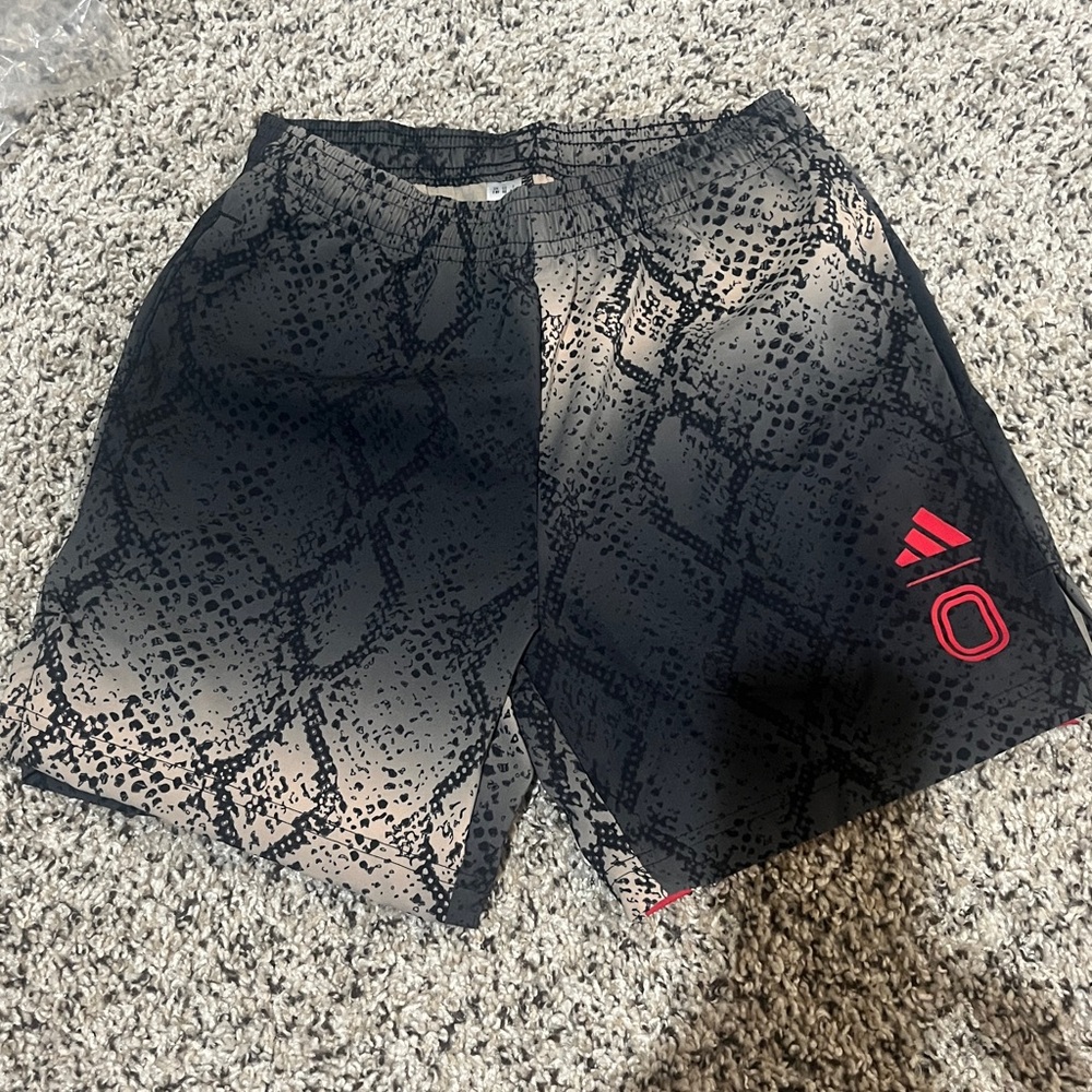 Adidas Youth Overtime Black Shorts